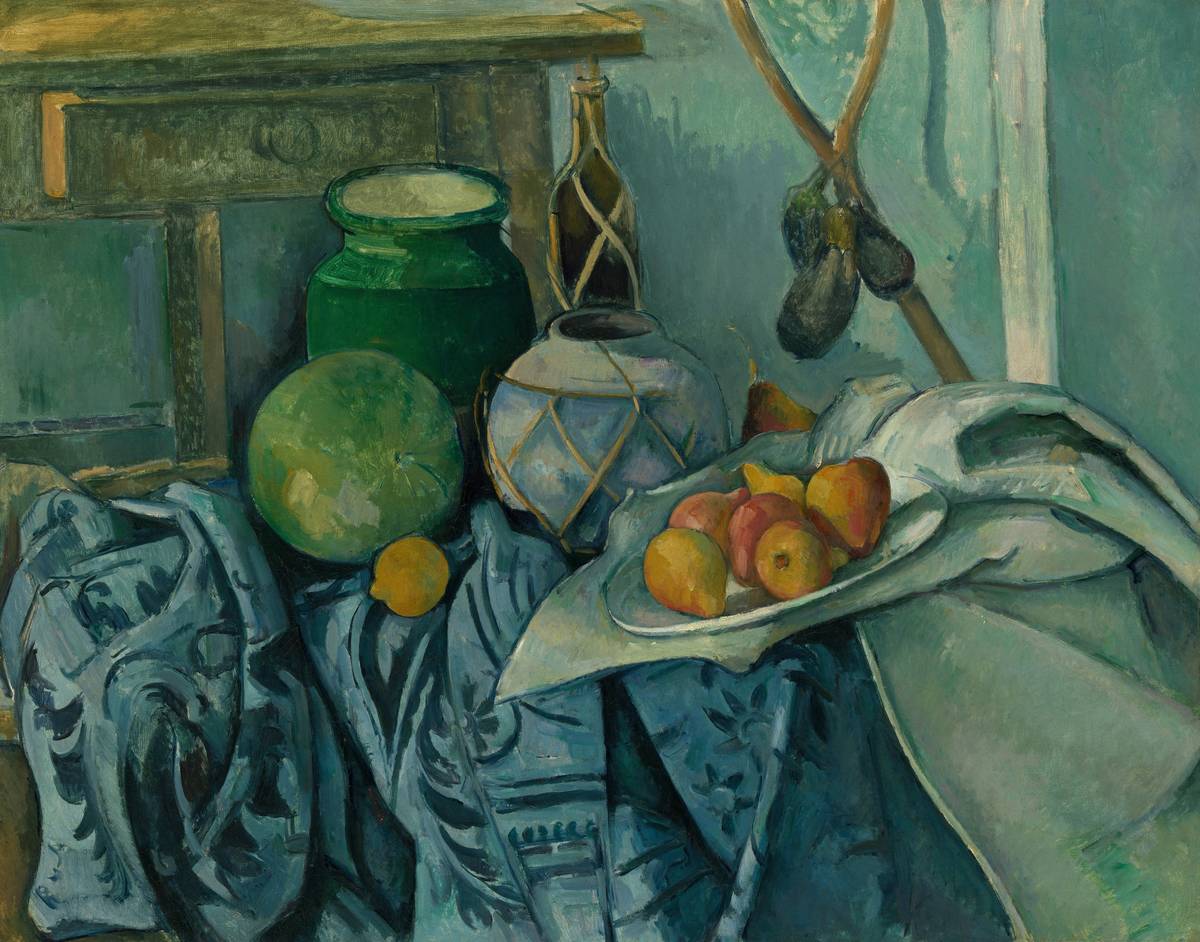 antique still life paintings featuring aged oil-on-canvas depictions of fruit and flowers in ornate frames